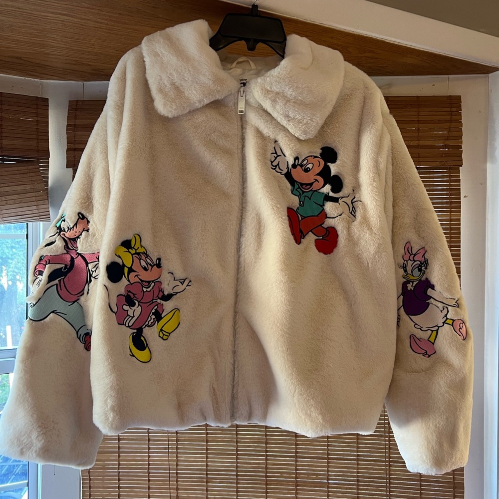 Mickey and friends fuzzy jacket